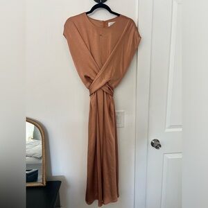 Bohme ROSALIND MIDI DRESS IN COPPER small